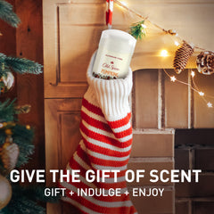 Old Spice Holidude Snickerdudel deodorant label with gourmet cinnamon vibe.
