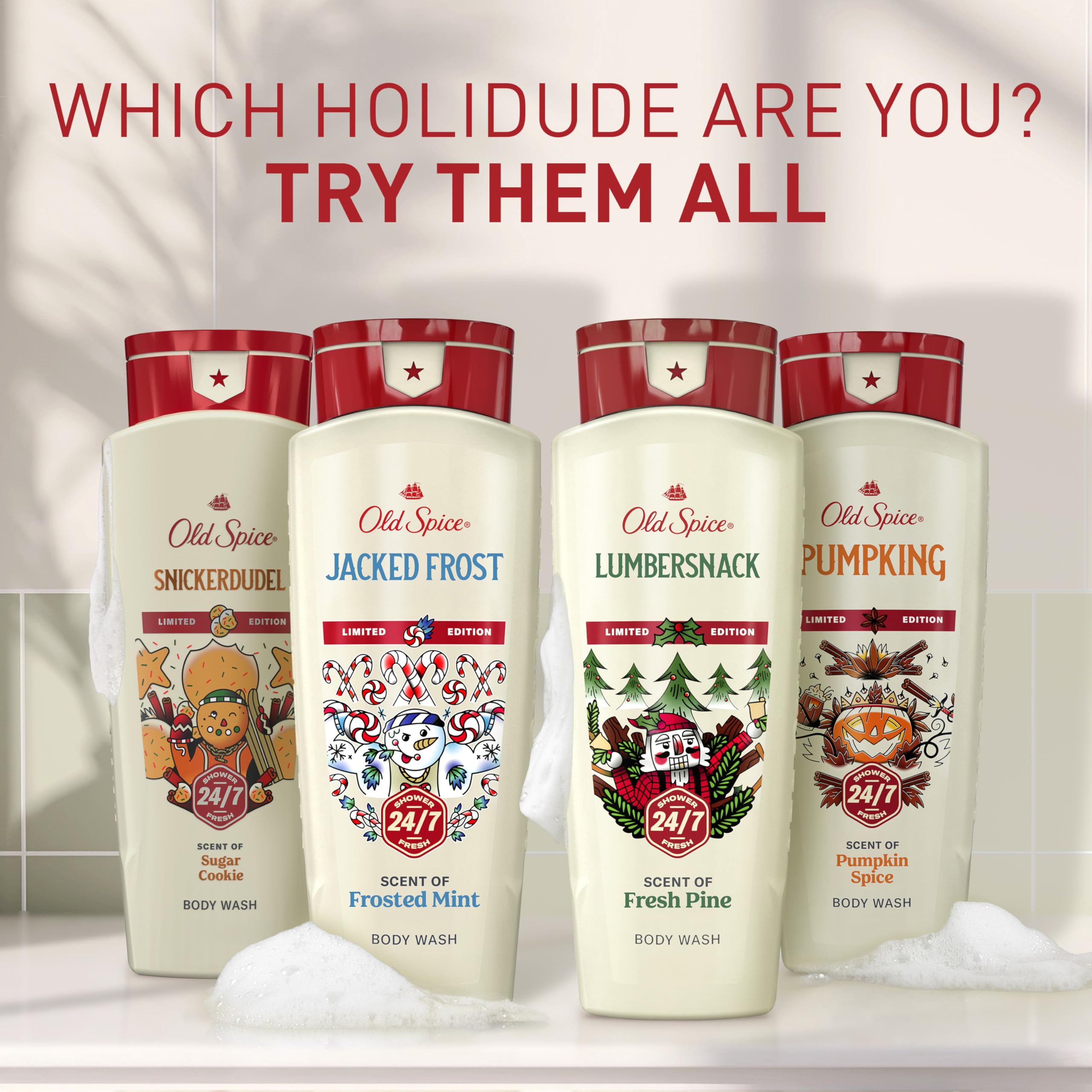 Old Spice Holidude stocking stuffer idea packaging in festive box
