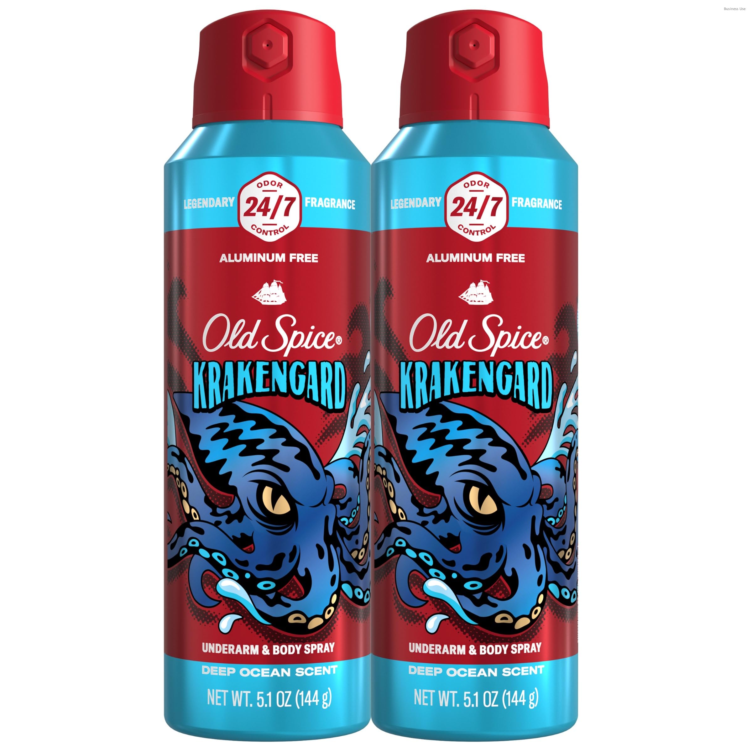 Old Spice Krakengard bottle front with deep ocean scent for all-day freshness