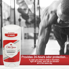 Old Spice branding visual showcasing the iconic scent identity.