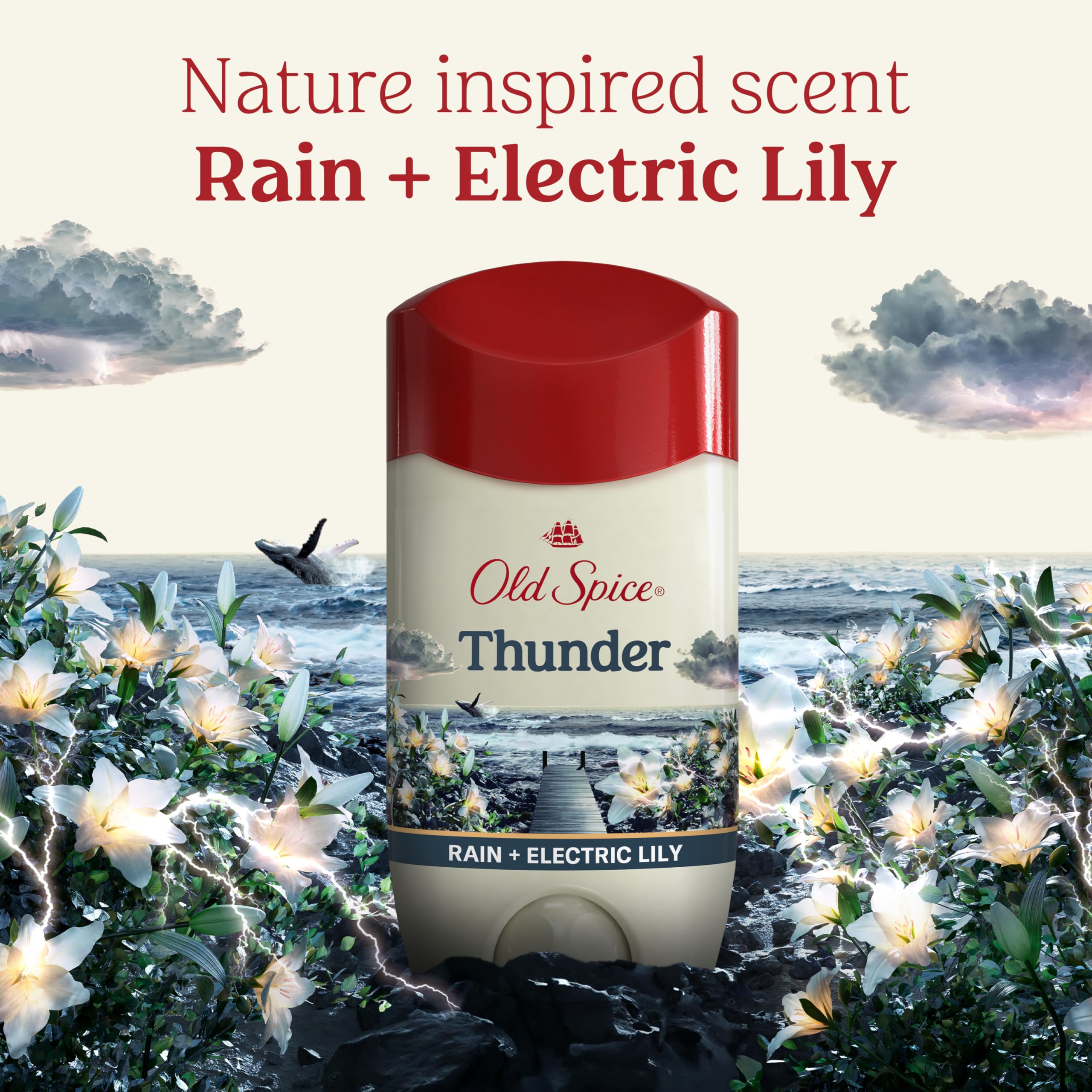 Man applying Old Spice Dry Feel stick in morning routine