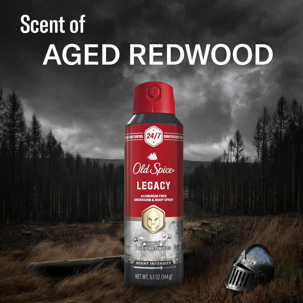 Old Spice masculine fragrance inspires confidence throughout the day