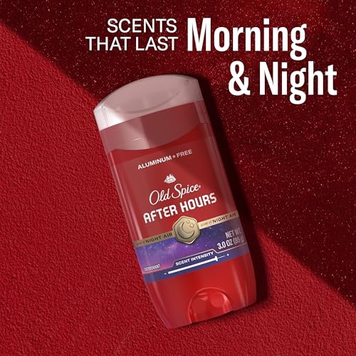 Old Spice masculine fragrance profile emphasizing bold presence.