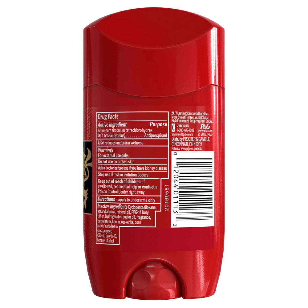 Old Spice odor-control for men during workouts and commutes.