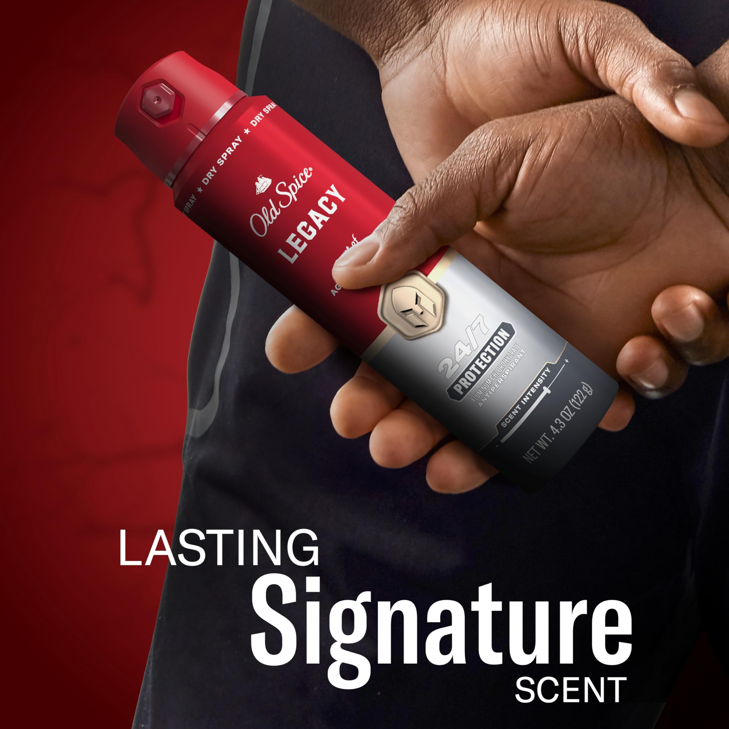Old Spice odor control keeps sweat and odor in check
