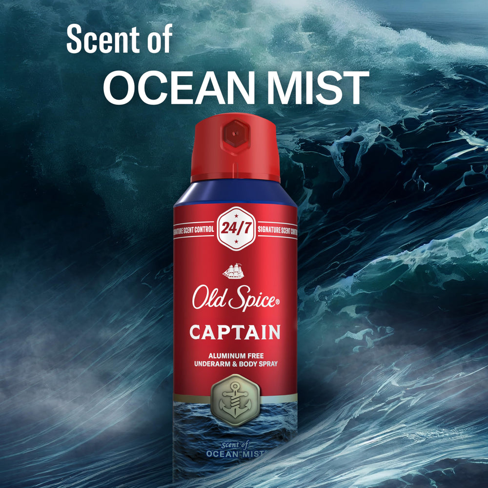 Old Spice Odor protection footage reflects a confident active lifestyle.