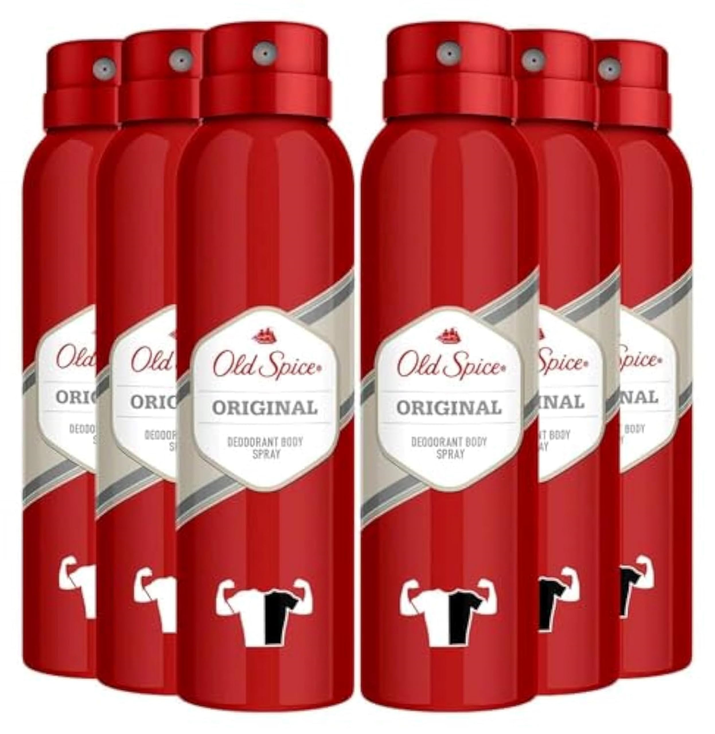 Old Spice Original Scent deodorant spray bottle for all-day freshness