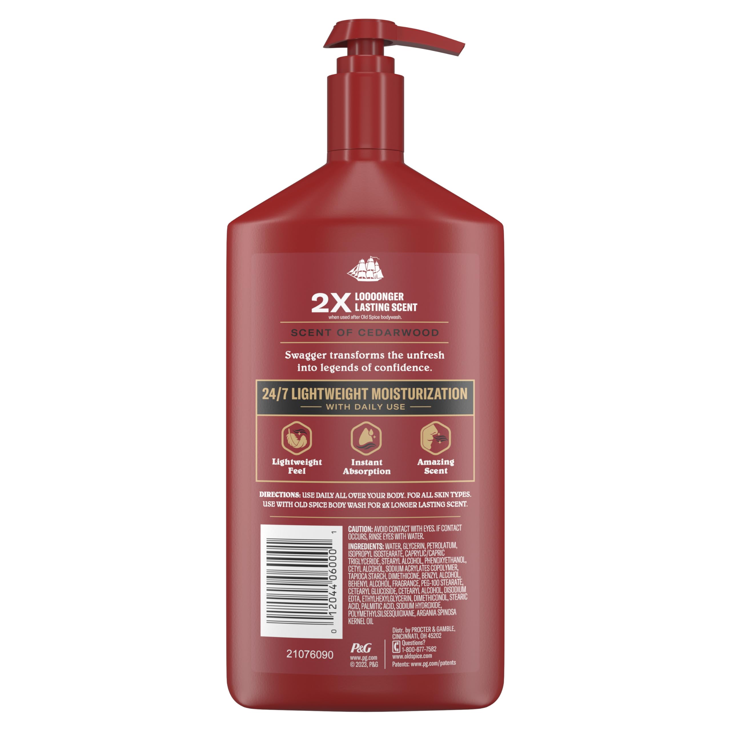 Old Spice 16 oz packaging for long-lasting supply.