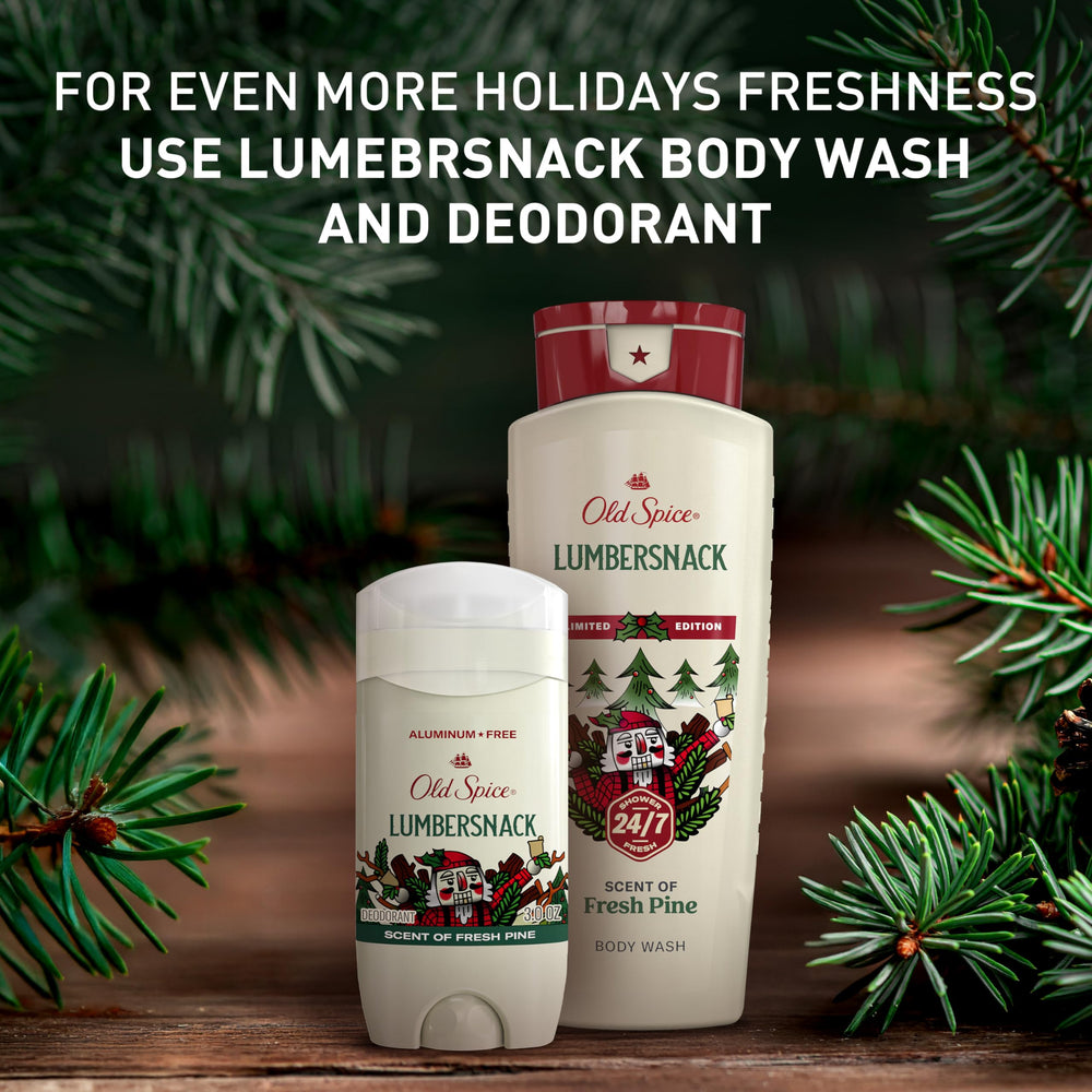 Old Spice Pumpkin Spice packaging offering warm holiday fragrance.