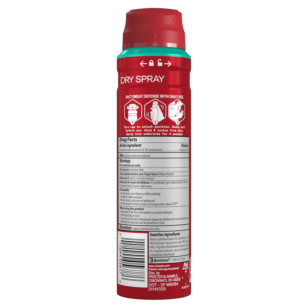 Old Spice Pure Sport can beside gym bag ready for on-the-go freshness.
