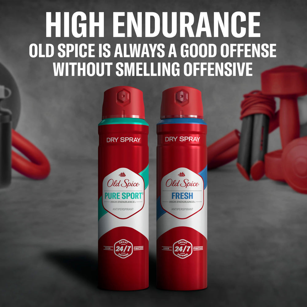 Old Spice Pure Sport morning routine concept for daily use.