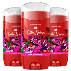 Old Spice RaptorStrike pack of 3 deodorant, long-lasting freshness across the day.