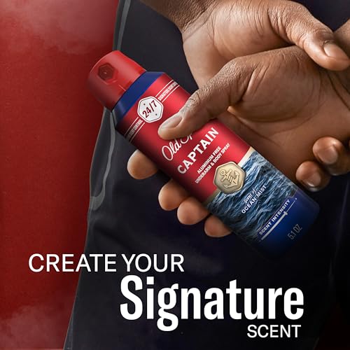 Old Spice Red Collection branding emphasizes bold scents and personal expression.