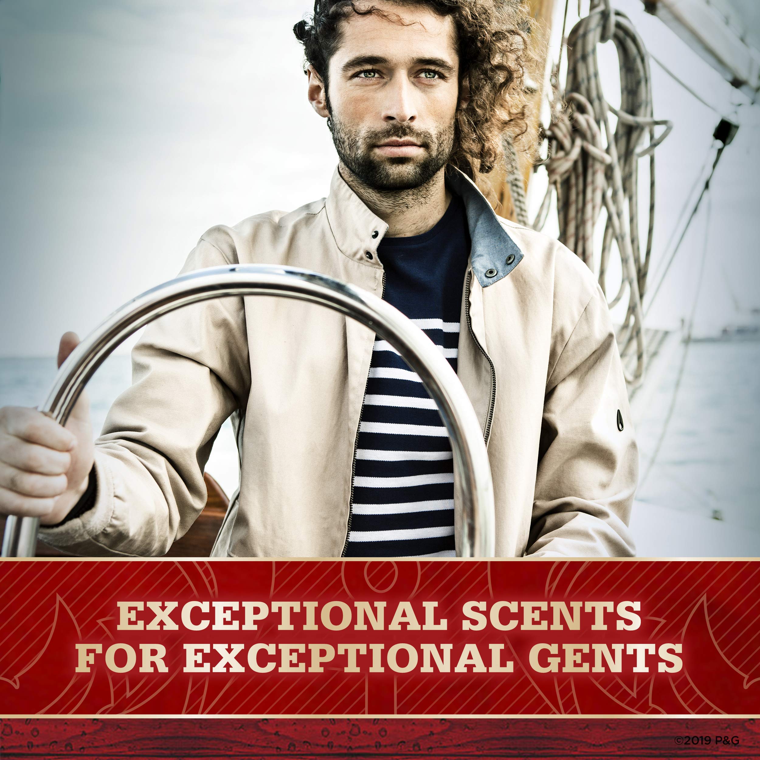 Old Spice Red Zone Swagger label emphasizes fresh lime and cedarwood scent.