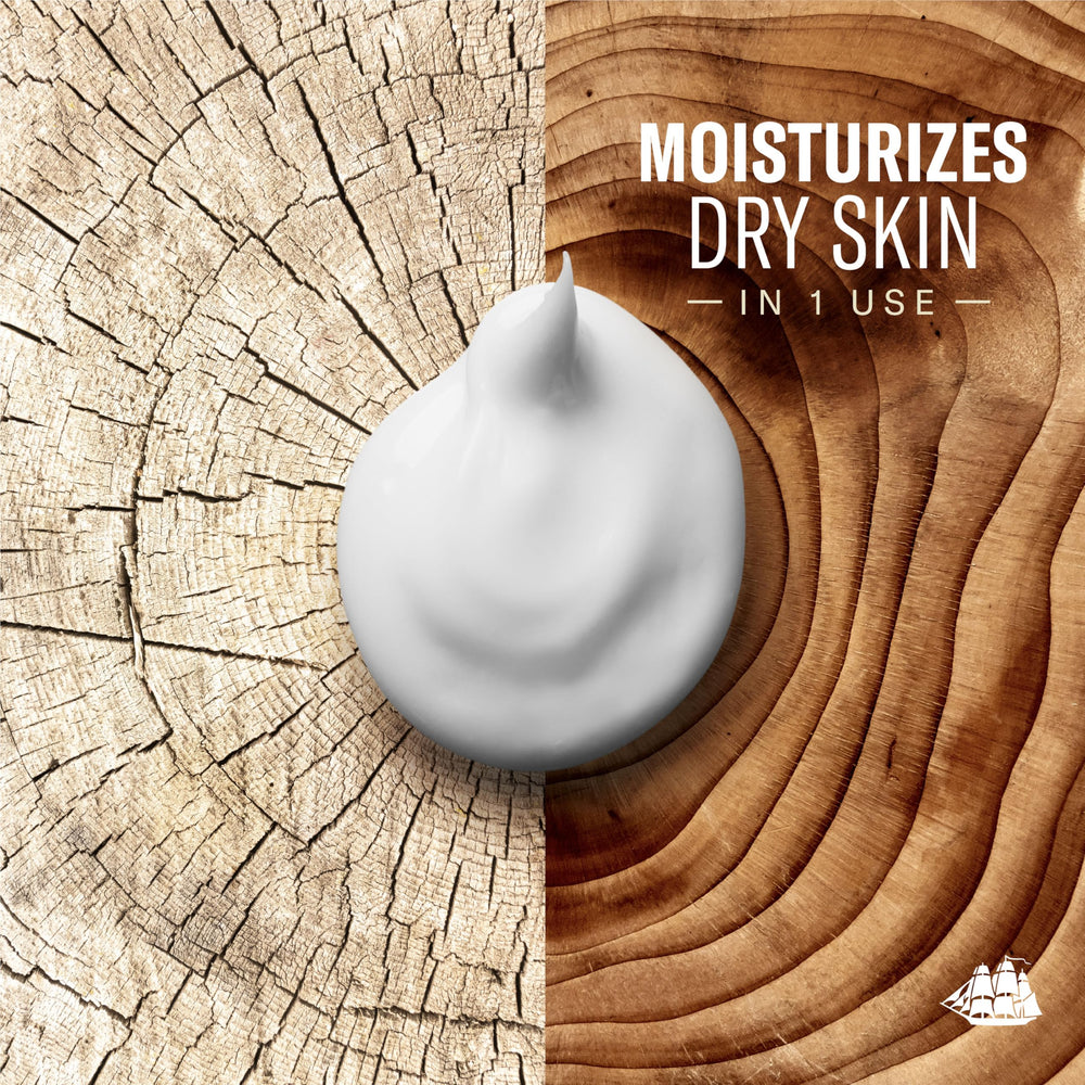Old Spice Cedarwood and Lime scent adds masculine fragrance.