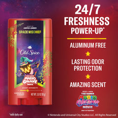 Old Spice Space Mischief deodorant front view with space-inspired packaging