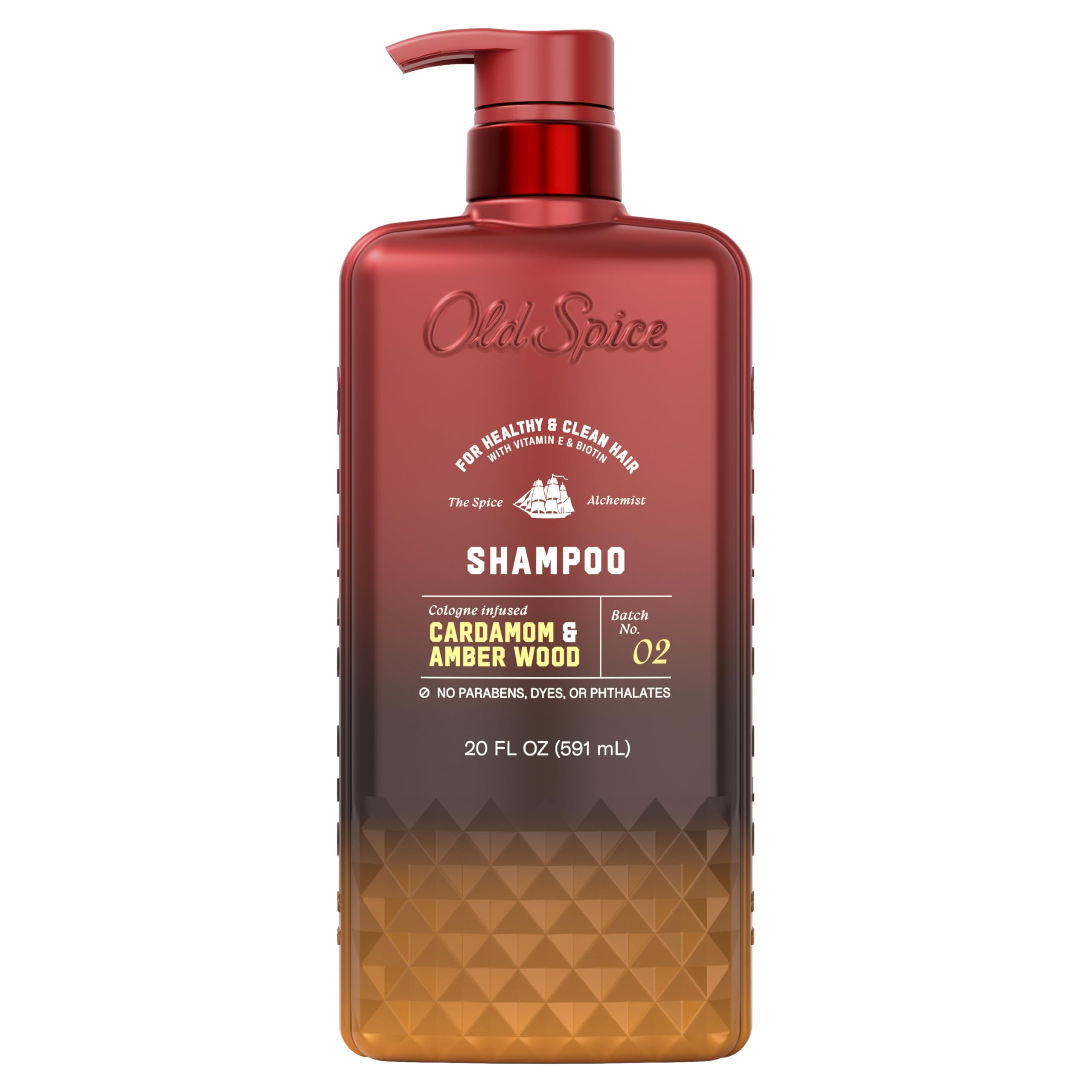 Old Spice Spice Alchemist bottle suggests mineral oil-free formulation.