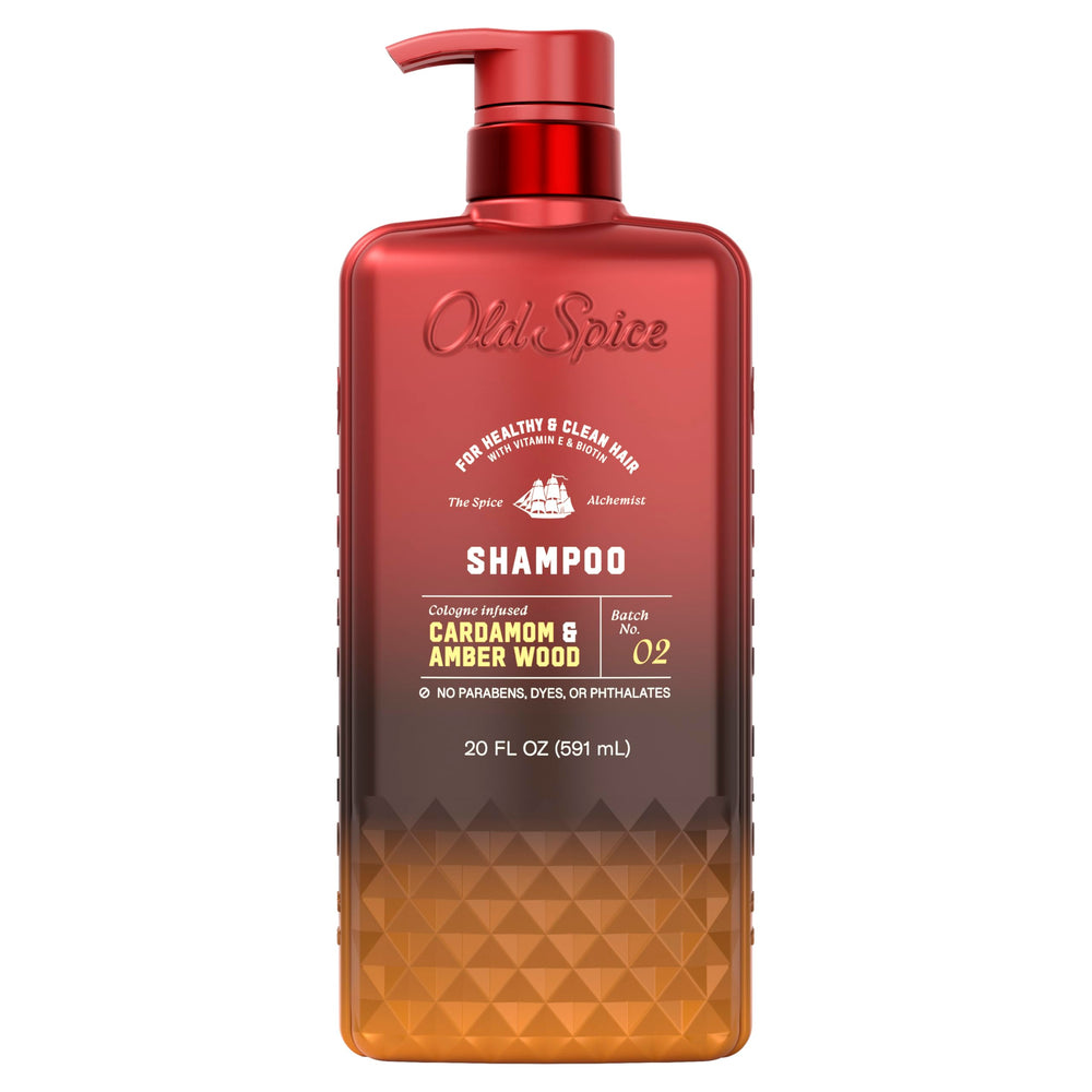 Old Spice Spice Alchemist bottle suggests mineral oil-free formulation.