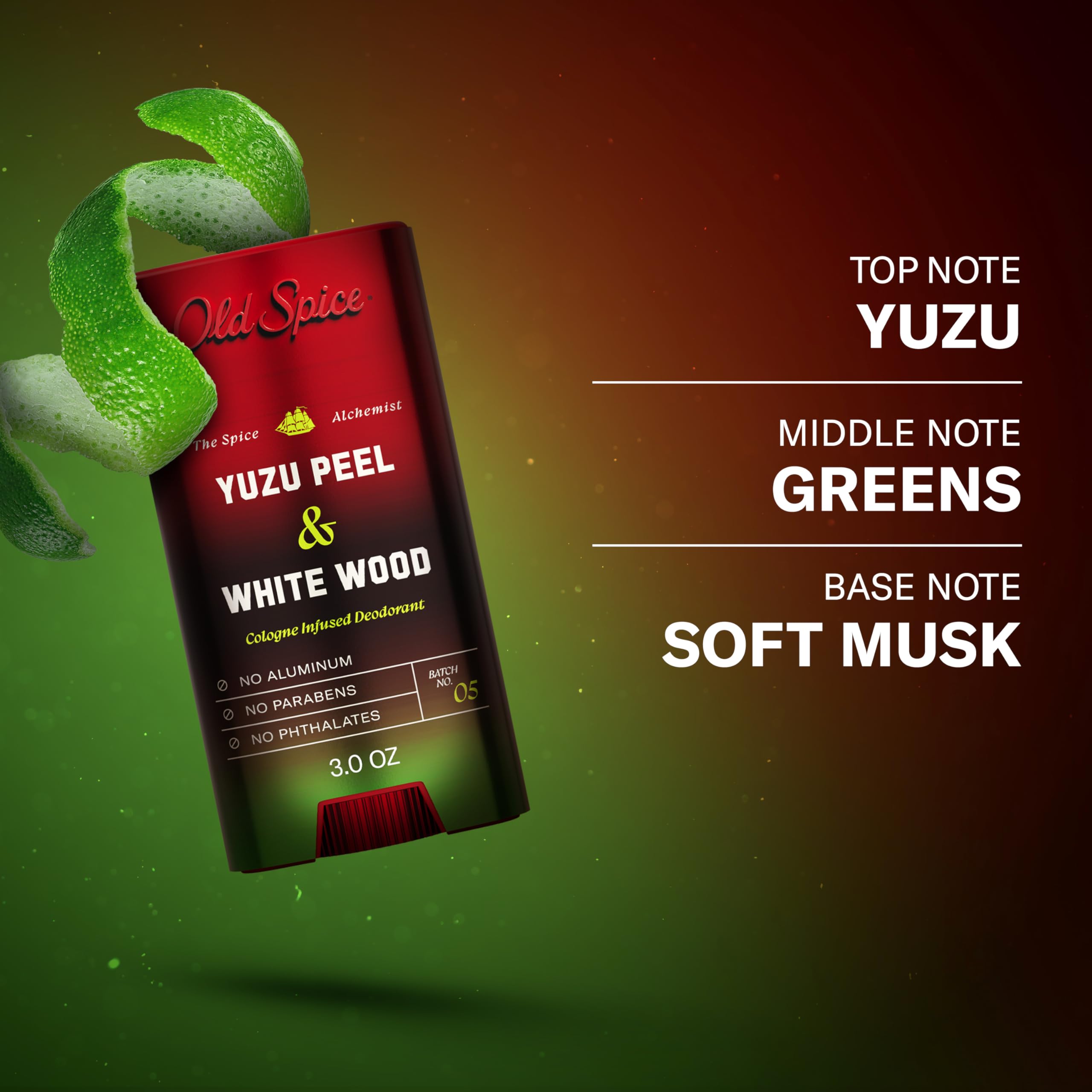 Scent profile image of Yuzu Peel and White Wood from Old Spice.