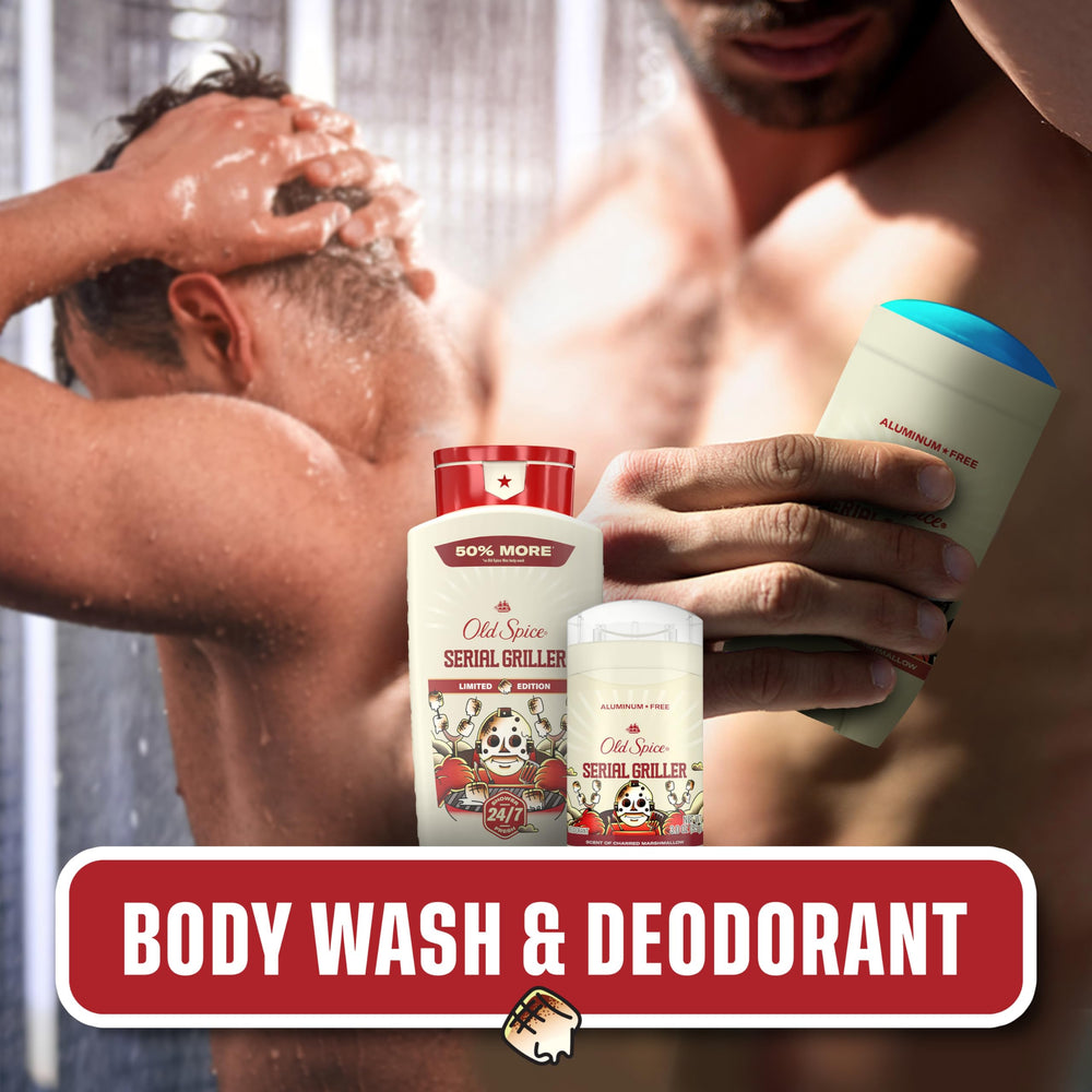 Old Spice Summerdudes collection logo reinforces seasonal grooming vibe