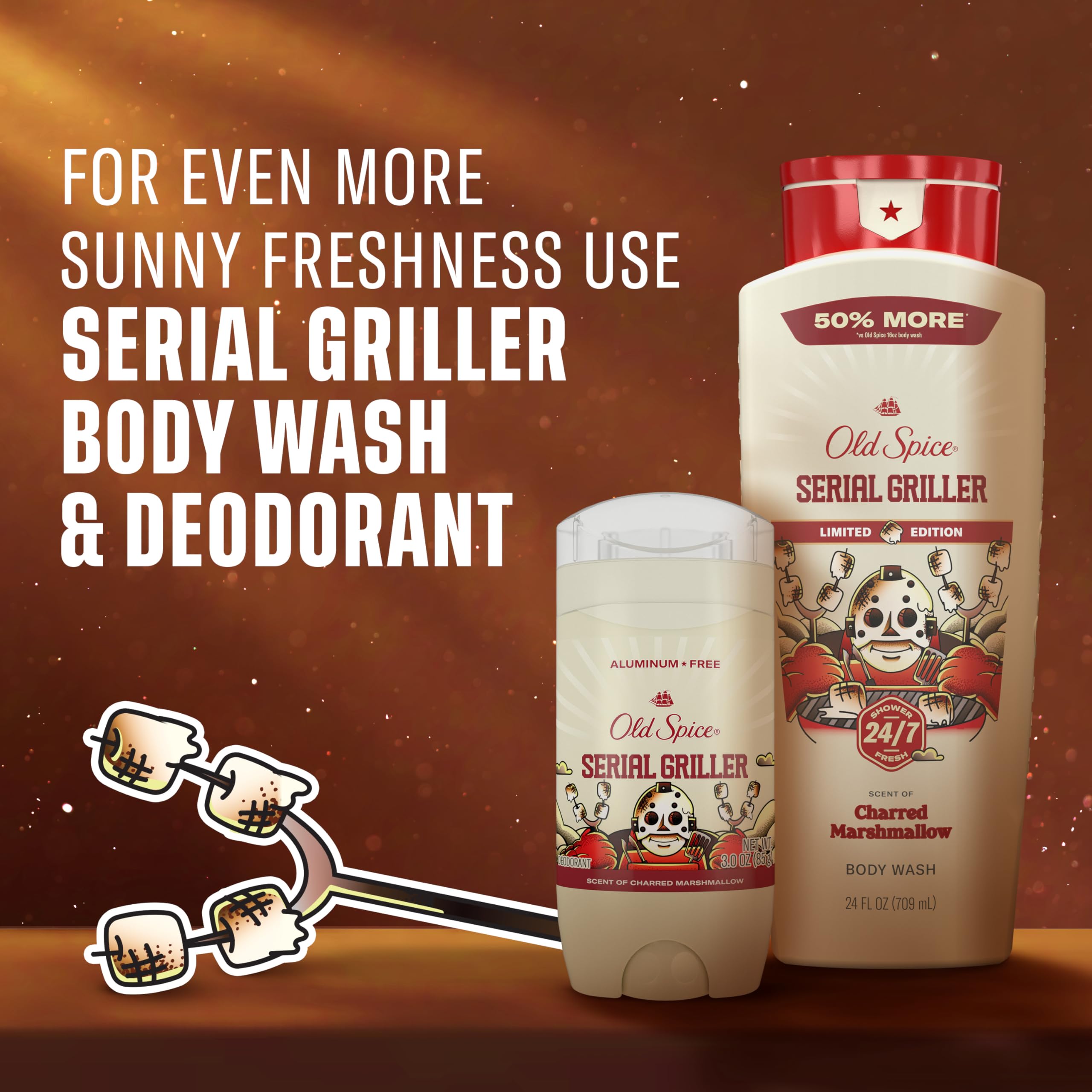 Old Spice Summerdudes Lawn Ranger outdoor vibe in product image.