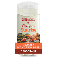 Old Spice Sunrise Peach Mandarin deodorant in action showing all-day freshness and odor protection.
