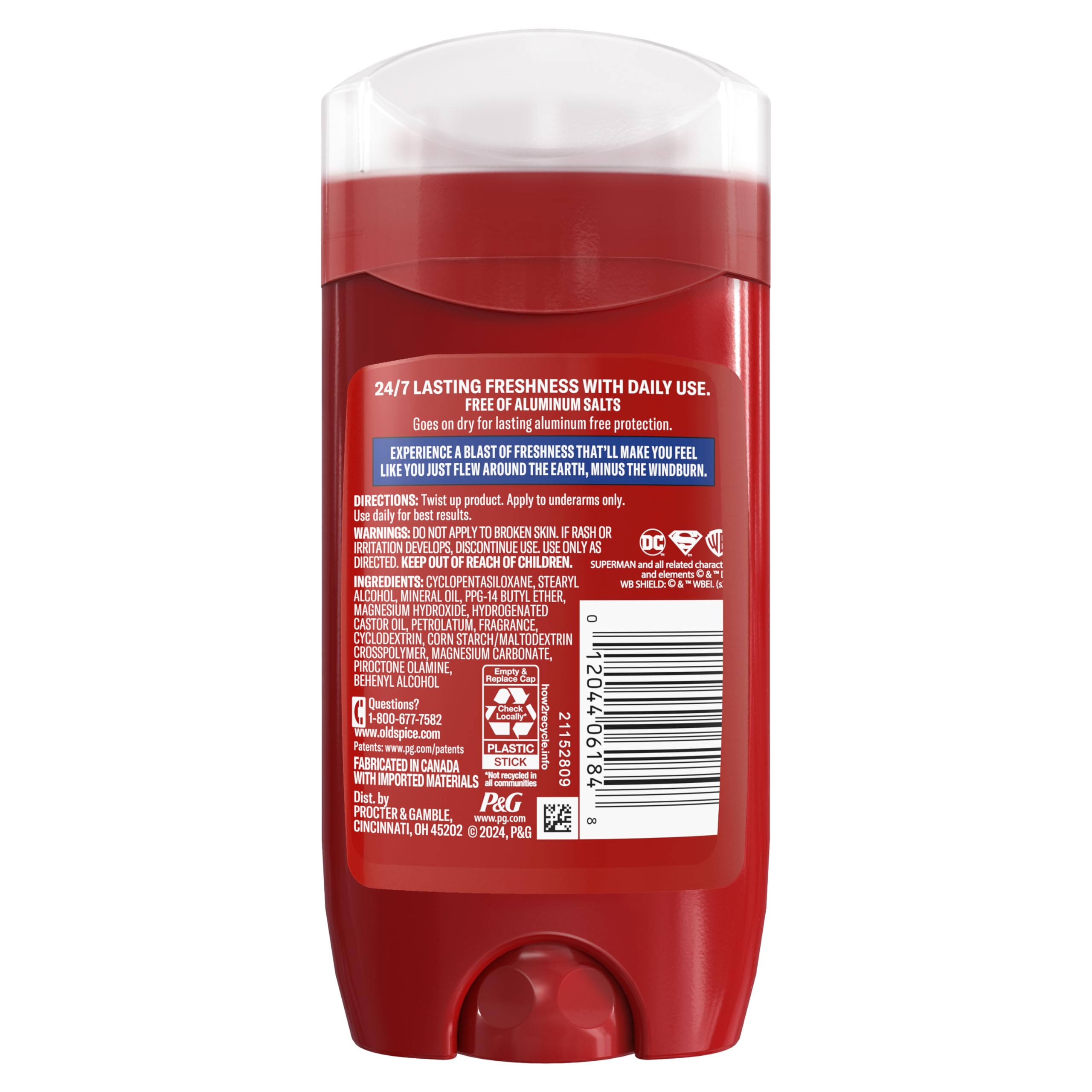 Pair with Old Spice body wash and spray for complete routine.