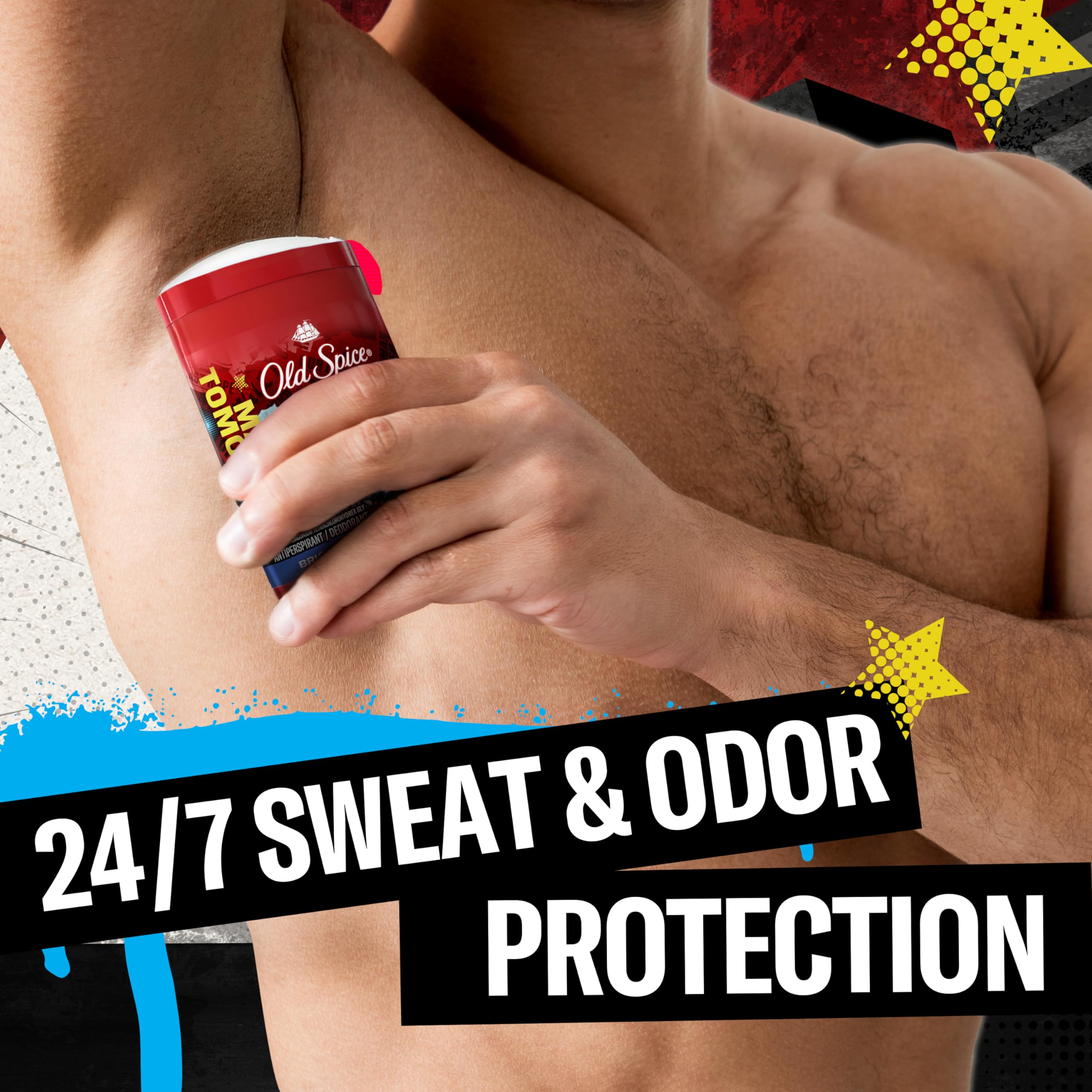 Limited edition DC collab packaging from Old Spice Superman line.