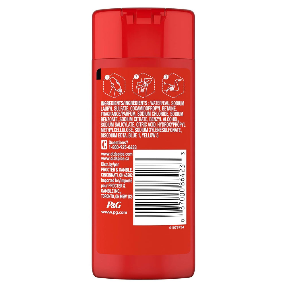 Swagger Body Wash travel size shown for gym bag use