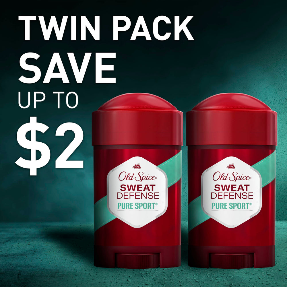 Old Spice Sweat Defense soft solid 2-6 oz per stick suggests portable daily use.