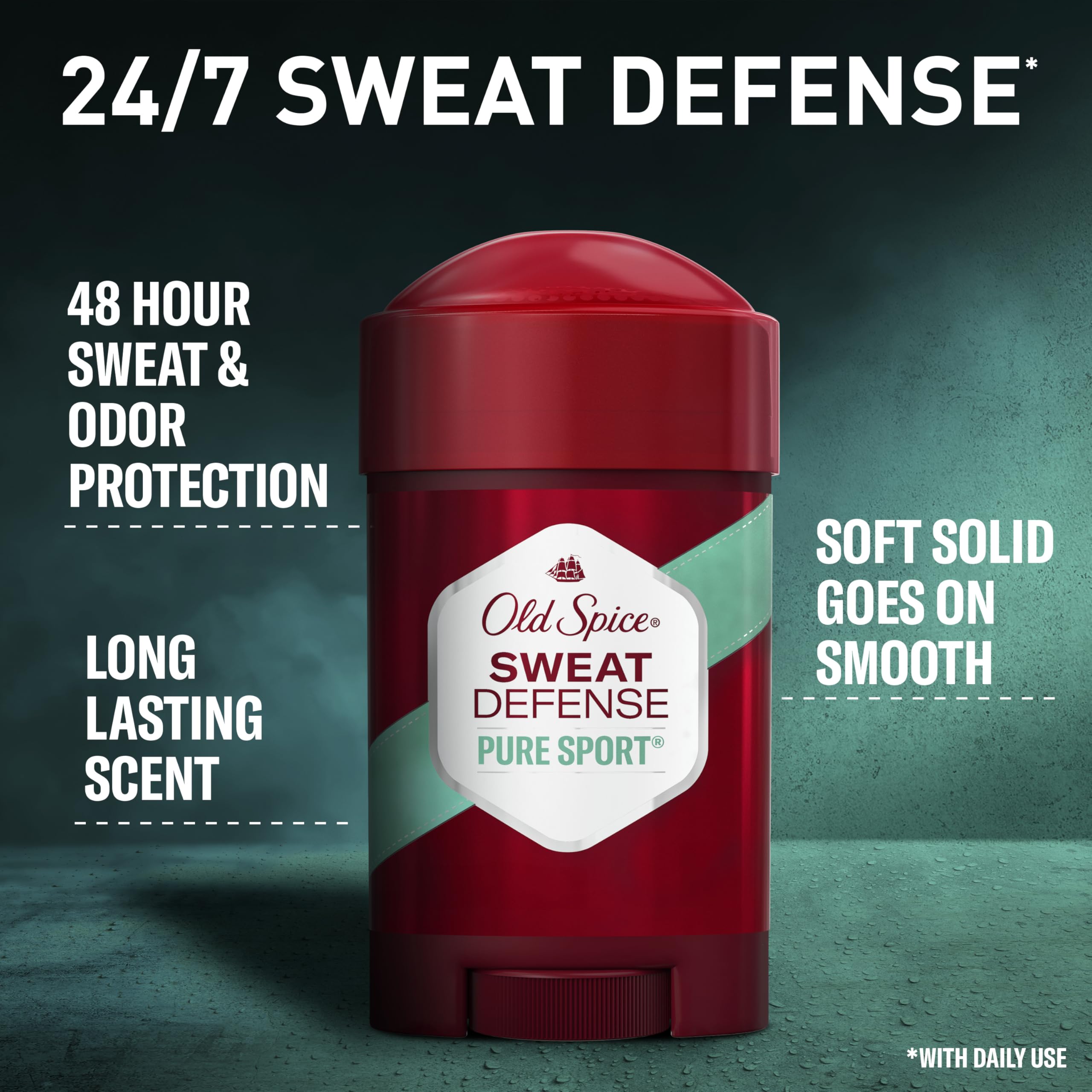 Old Spice Sweat Defense Soft Solid scent detail highlighting lemon and lime notes