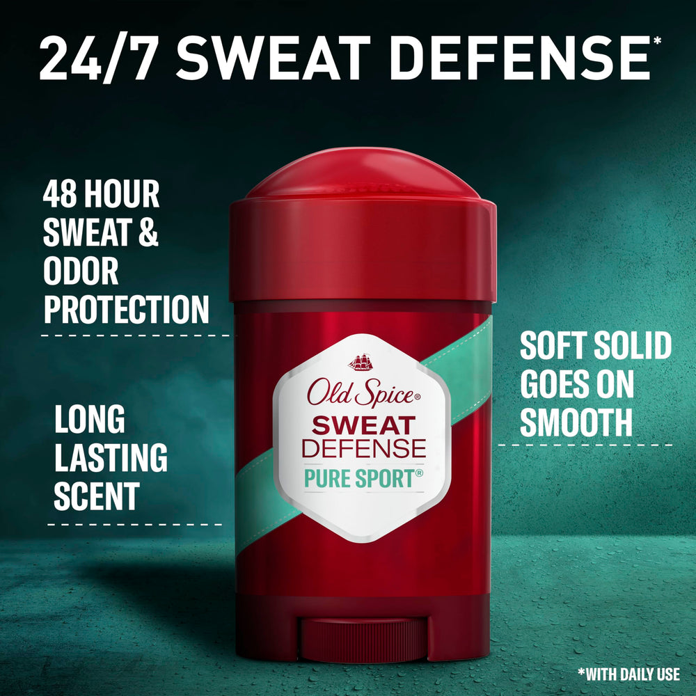Old Spice Sweat Defense Soft Solid scent detail highlighting lemon and lime notes