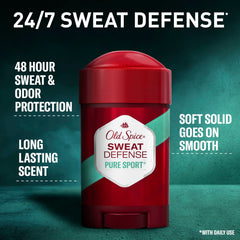 Old Spice Sweat Defense Soft Solid scent detail highlighting lemon and lime notes