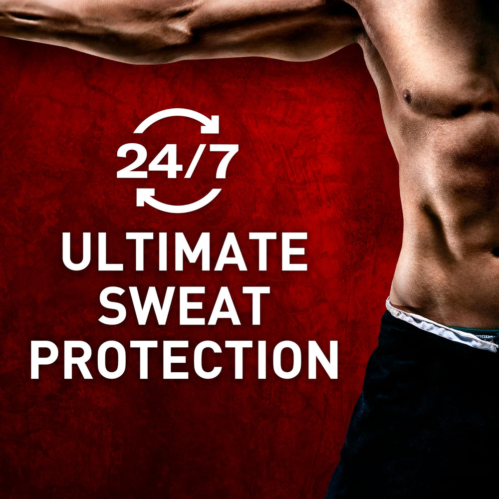 Old Spice Sweat Defense texture close-up demonstrates smooth glide.