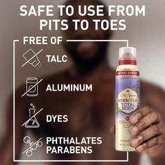 Underarm area showing application of Lavender Mint deodorant.