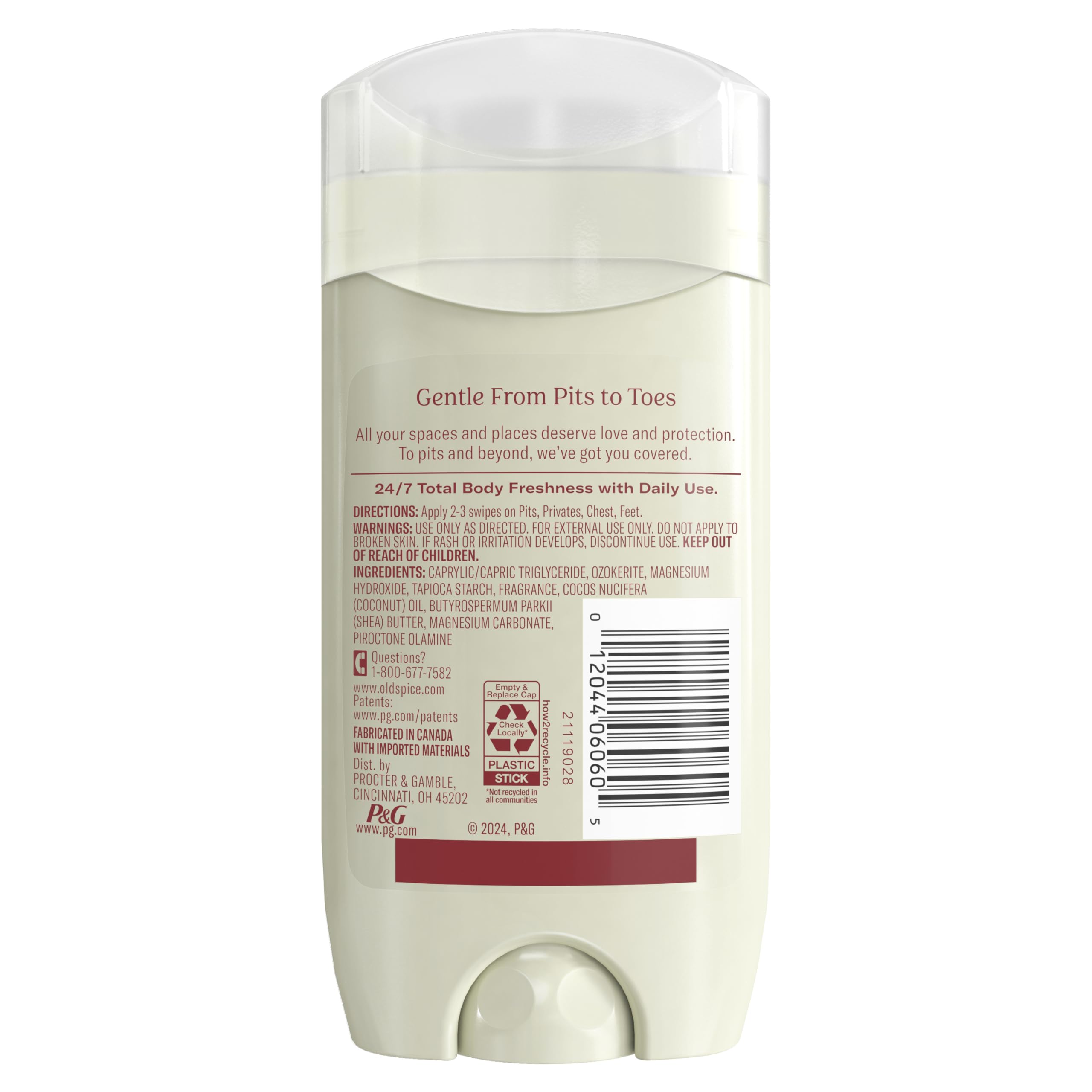 3.0 oz Old Spice Fiji stick ready for daily use.