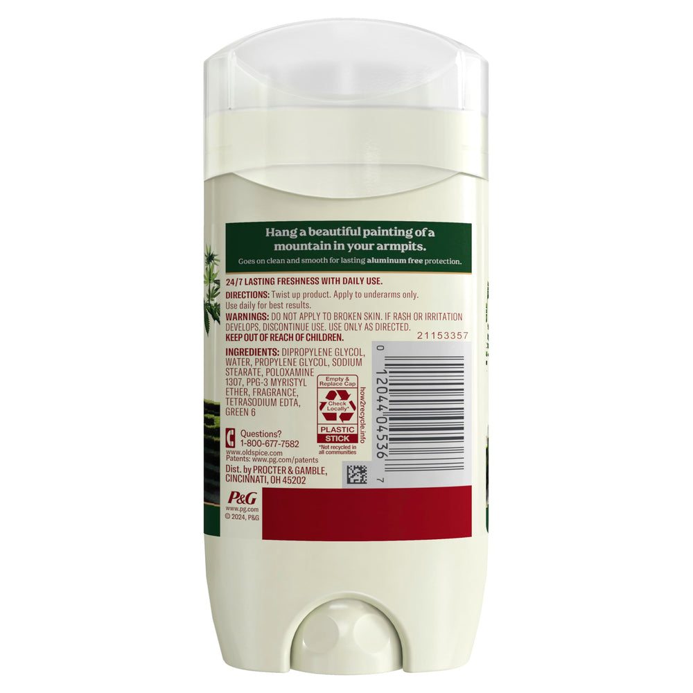 Travel-size 3.0 oz Alpine deodorant ready for trips.