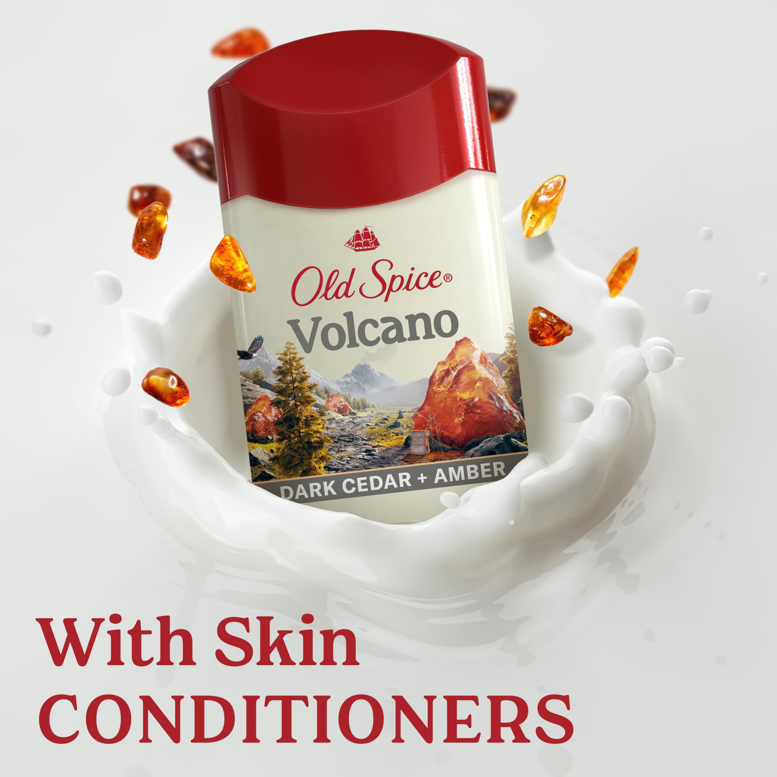 Old Spice Volcano application demonstrates quick, fresh swipe-on use