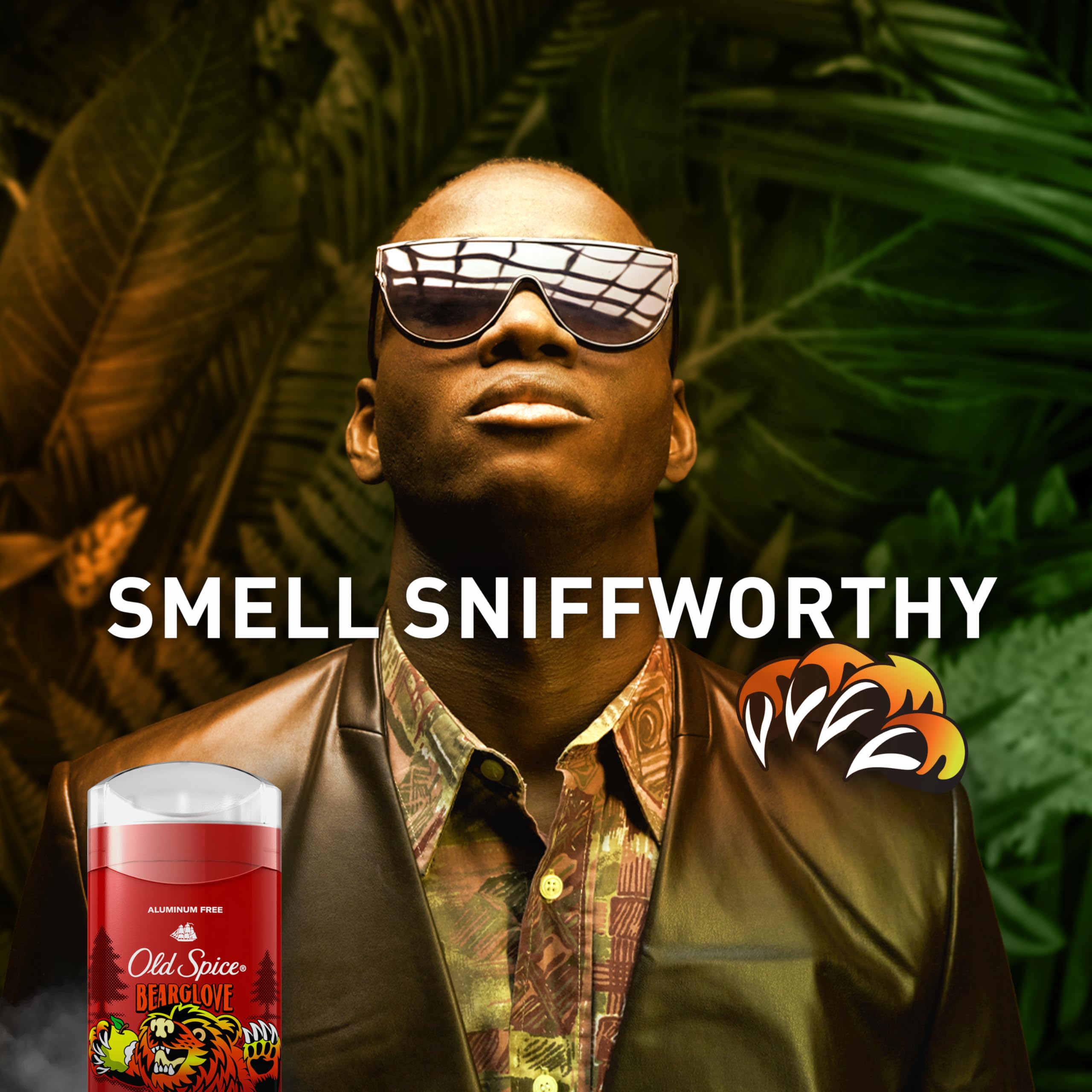 Old Spice Wild Collection packaging features Bearglove design