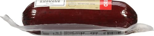 Appetizer idea: Old Wisconsin sausage on a serving tray
