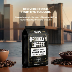 OLDE BROOKLYN COFFEE daily roast NYC – fresh batch ready for your morning ritual.