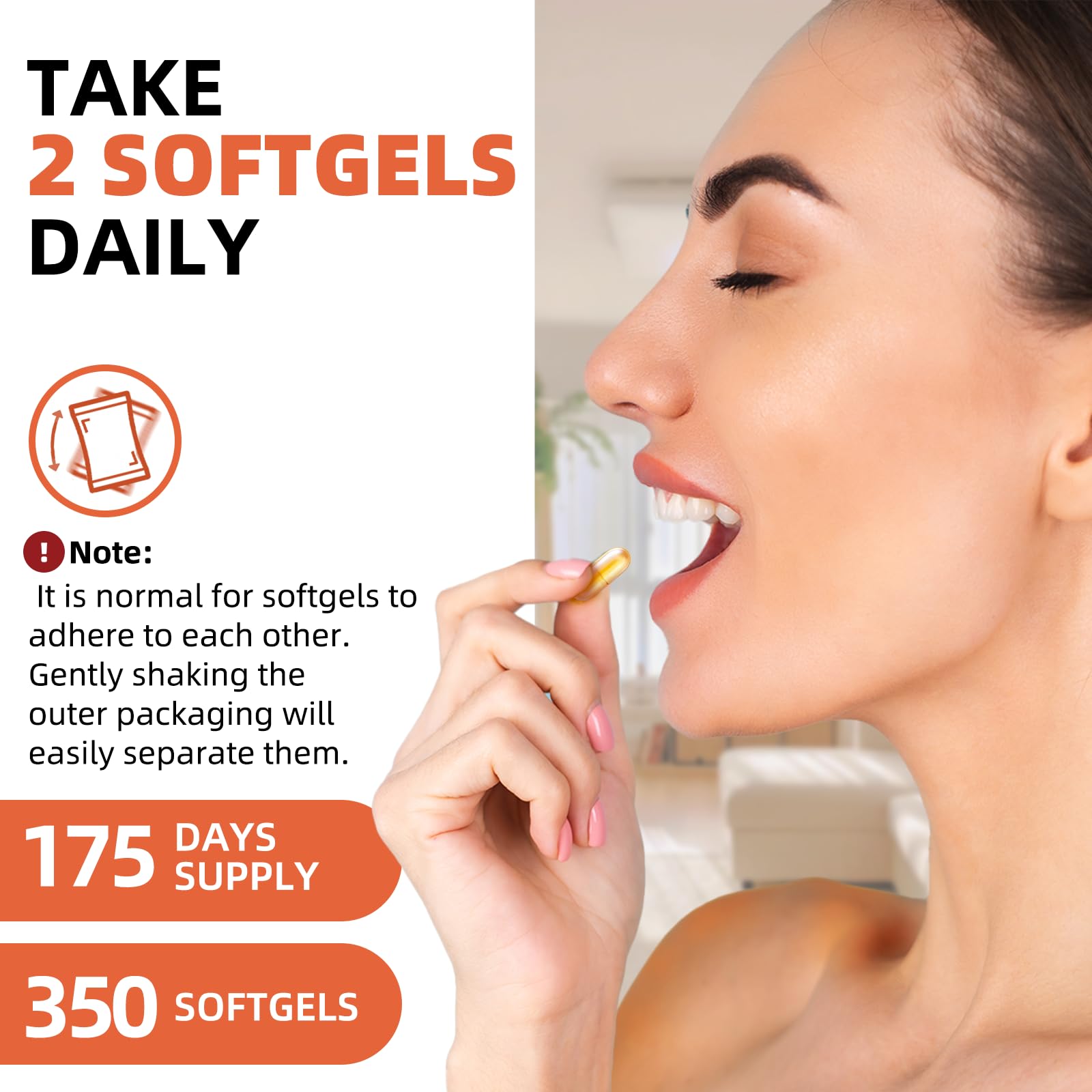 OLELON daily-use bottle open for easy regimen