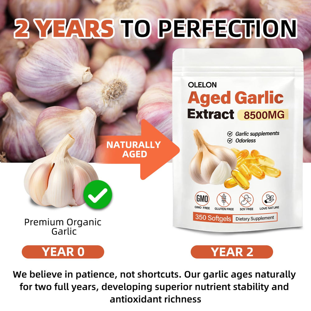 OLELON odorless softgels close-up emphasizing gentle formula