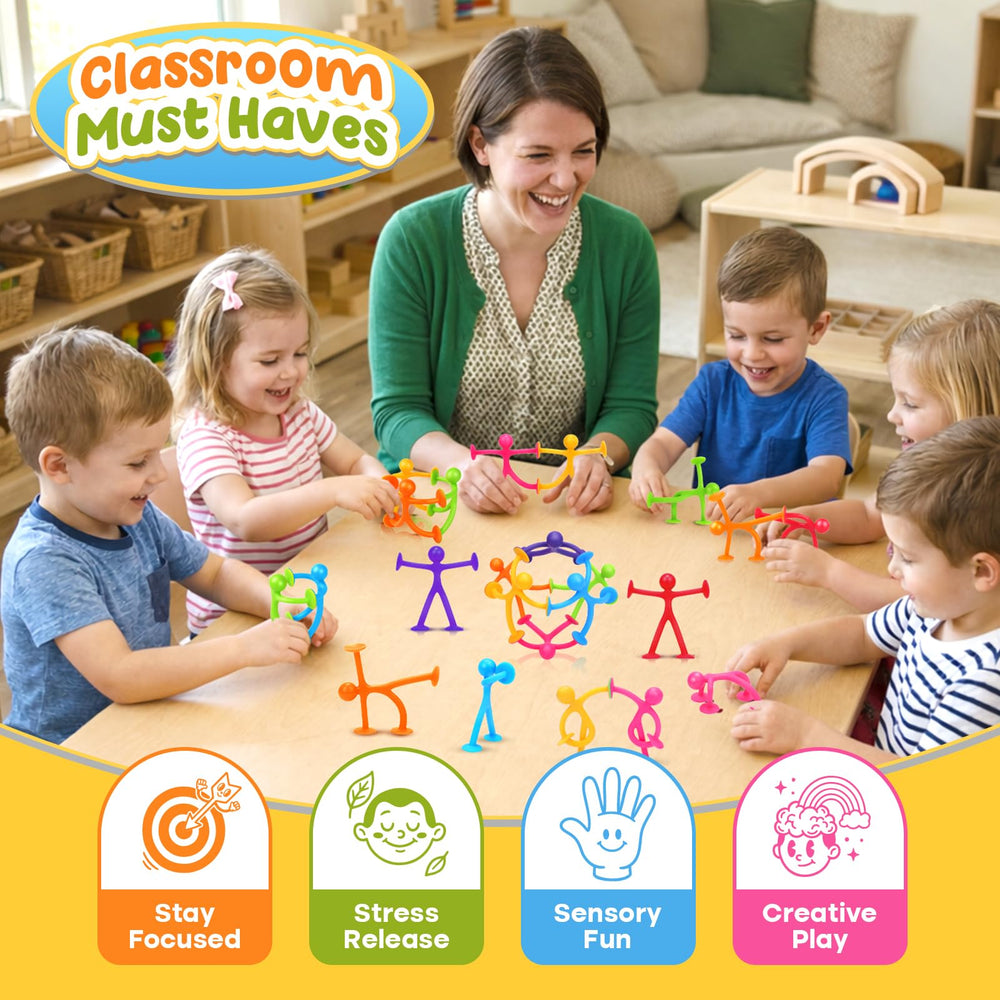OleOletOy color pops and satisfying sounds enhance sensory play and focus.