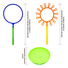 OleOletOy concentrated bubble solution for easy, adjustable bubble sizes.
