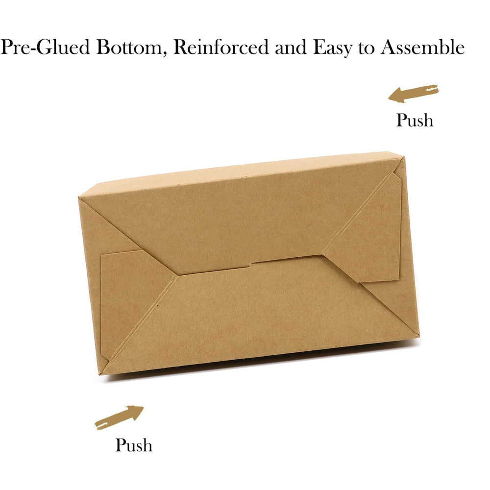 Oletx brown kraft box stackable and recyclable