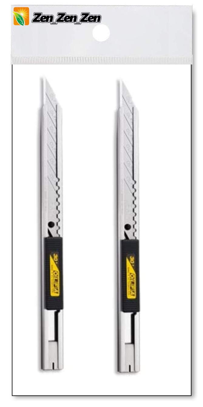 OLFA 141B 9mm utility knife with compact design for precise cuts.
