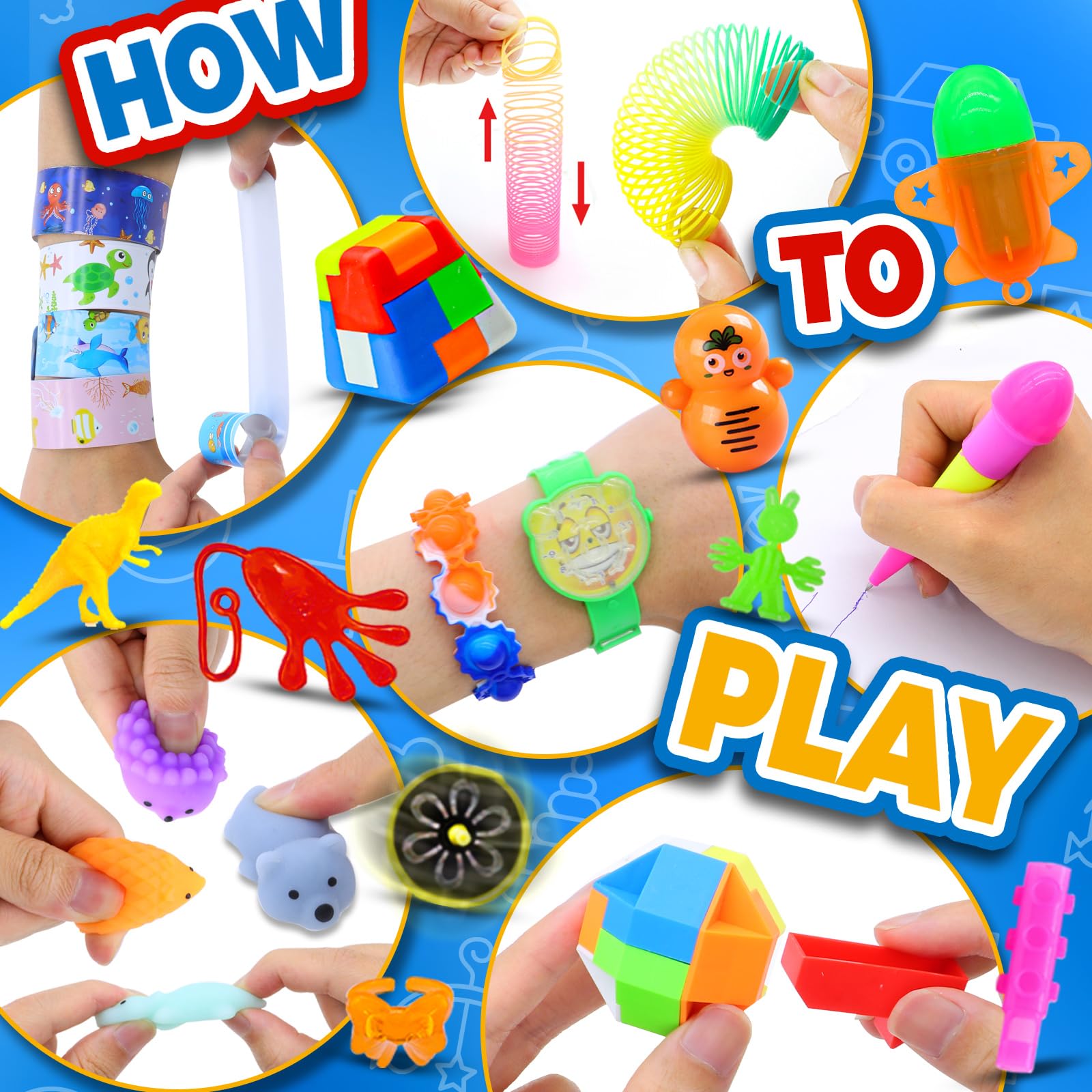 Olganicor goodie bag stuffer supplies for classroom prizes and event favors.