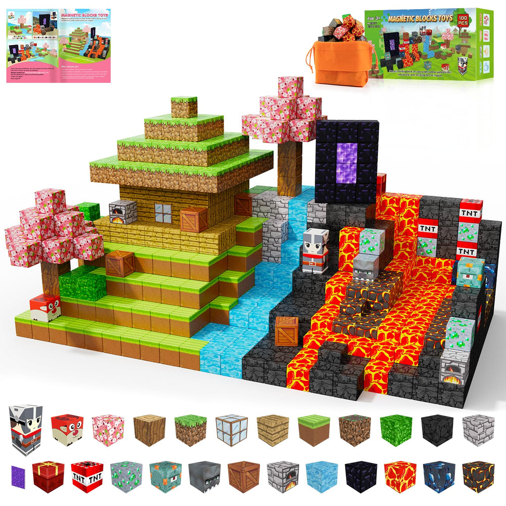 OLIA DESIGN magnetic blocks forest landscape for imaginative exploration