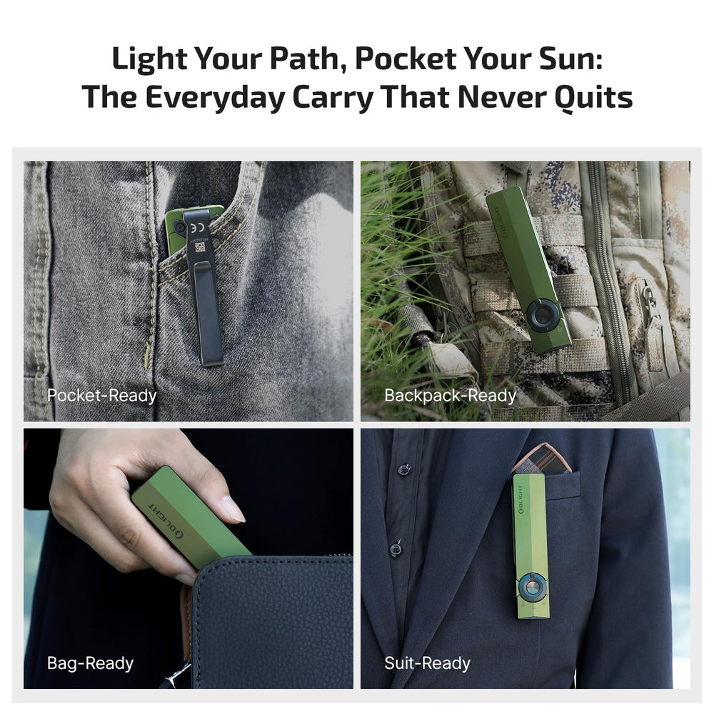 OLIGHT ArkPro dual direction clip for versatile attachment
